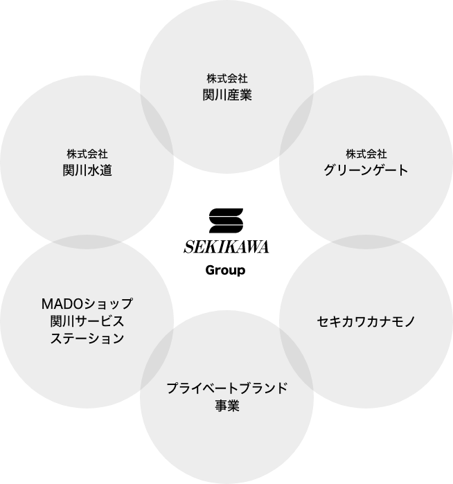 関川グループ経営方針図